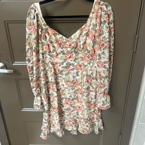 Petal and Pup Floralette Dress - Ivory × 1, size 8